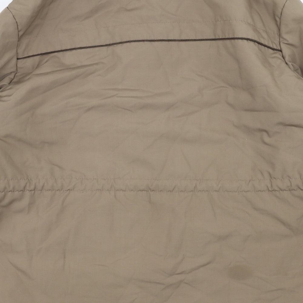 stmichael Mens Brown   Pea Coat Coat Size M