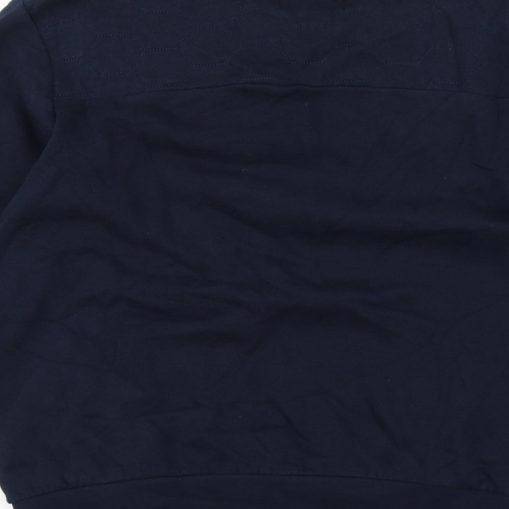 Fabric Mens Blue   Pullover Jumper Size M