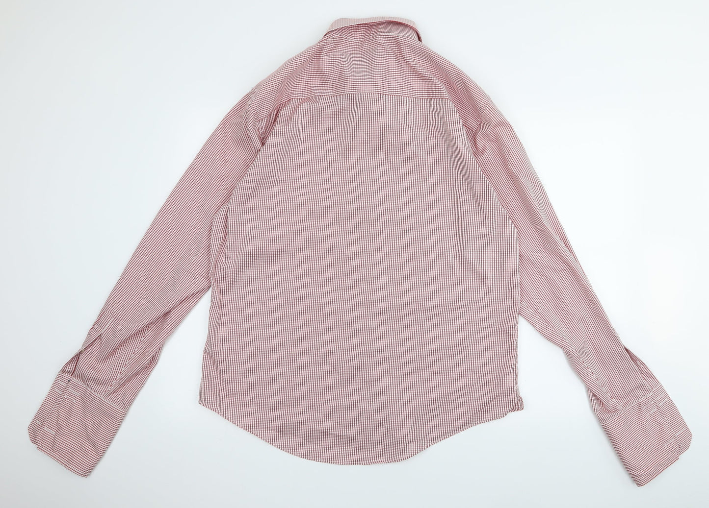 Preworn Mens Red    Button-Up Size 17