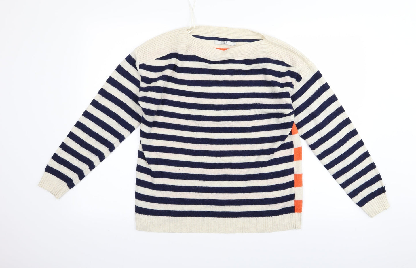 Dickens & jones Womens Multicoloured Striped  Pullover Jumper Size M  - v