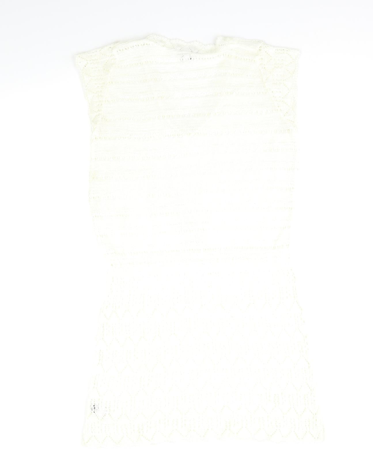 M&Co  Womens Beige  Rayon Jumper Dress  Size 14