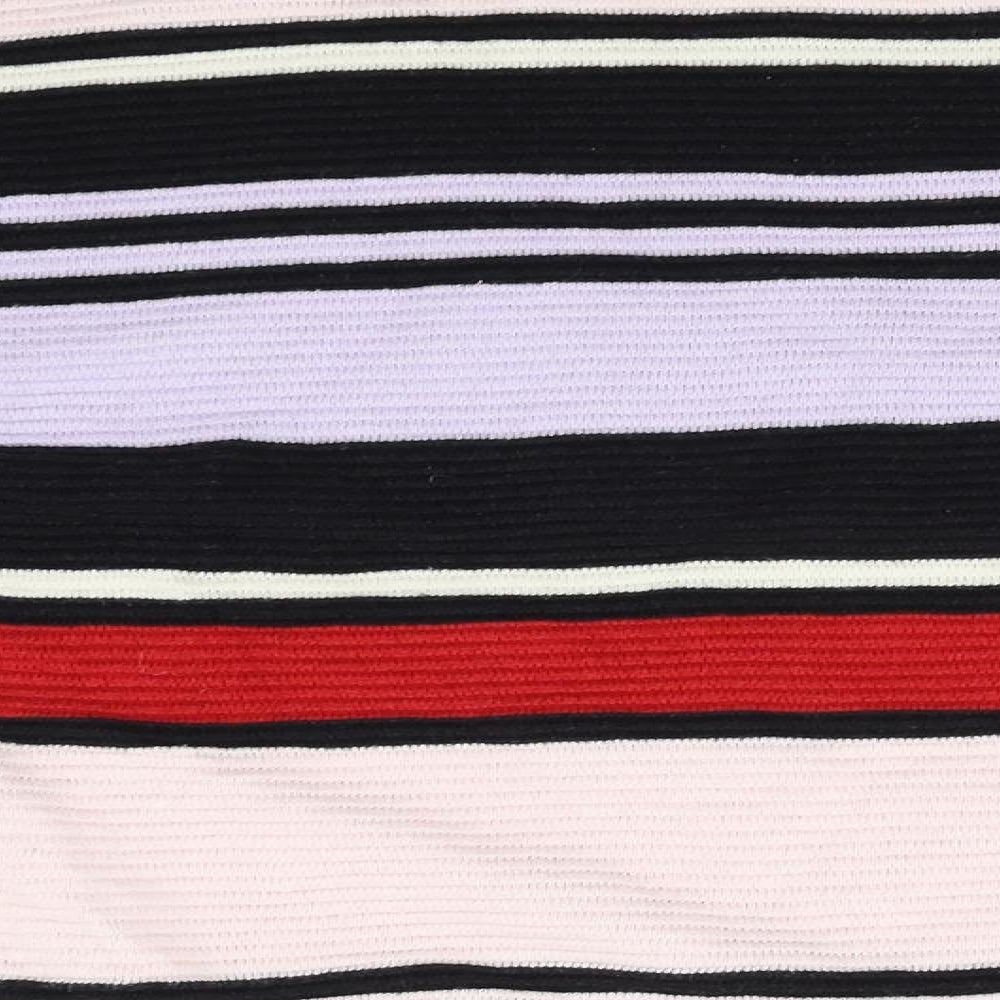H&M Womens Multicoloured Striped  Pullover Jumper Size XS