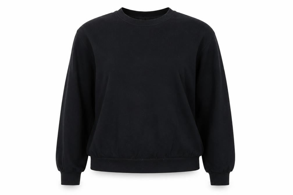 Front view of I SAW IT FIRST women’s black jumper, size XL