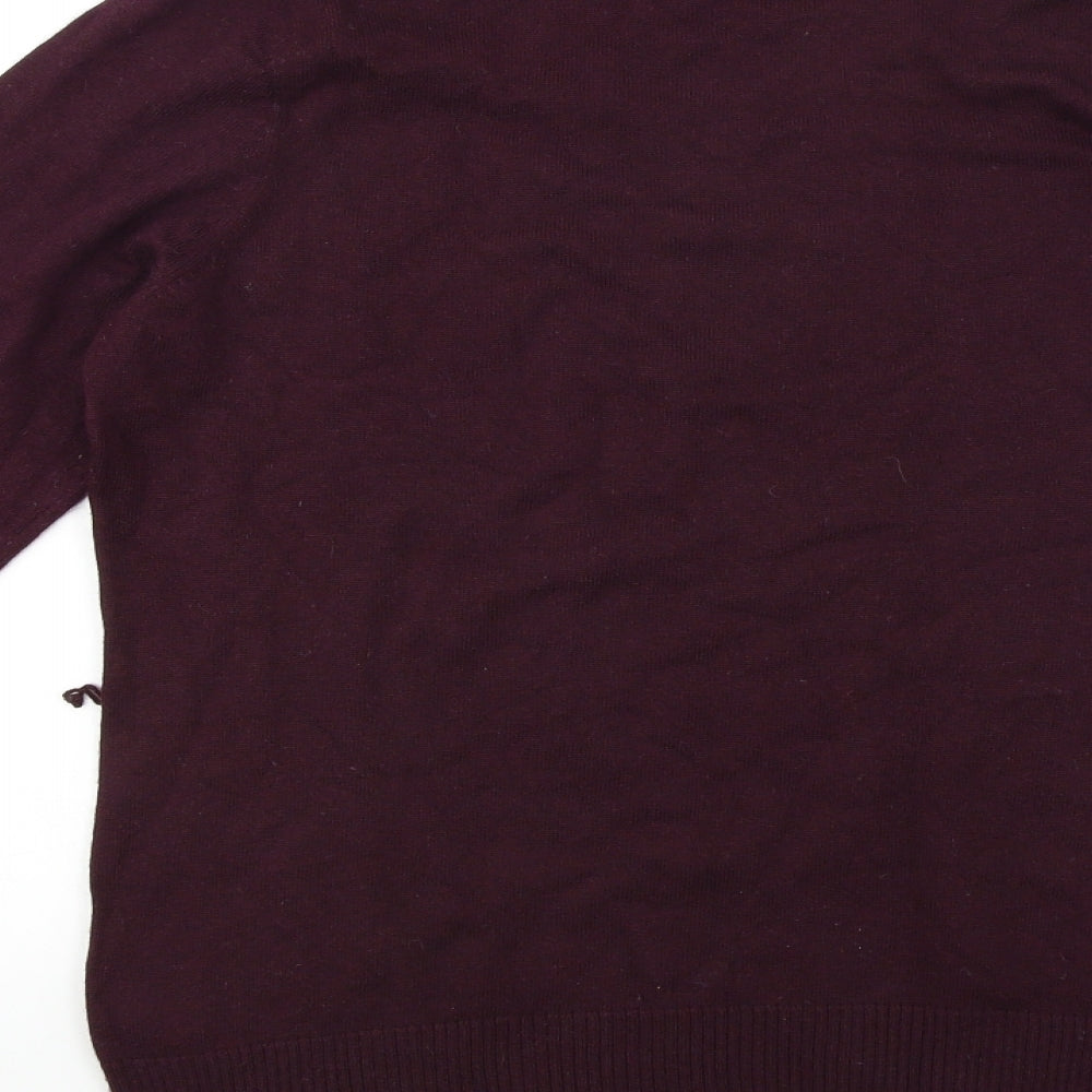 Marks and Spencer Womens Red   Pullover Jumper Size 12