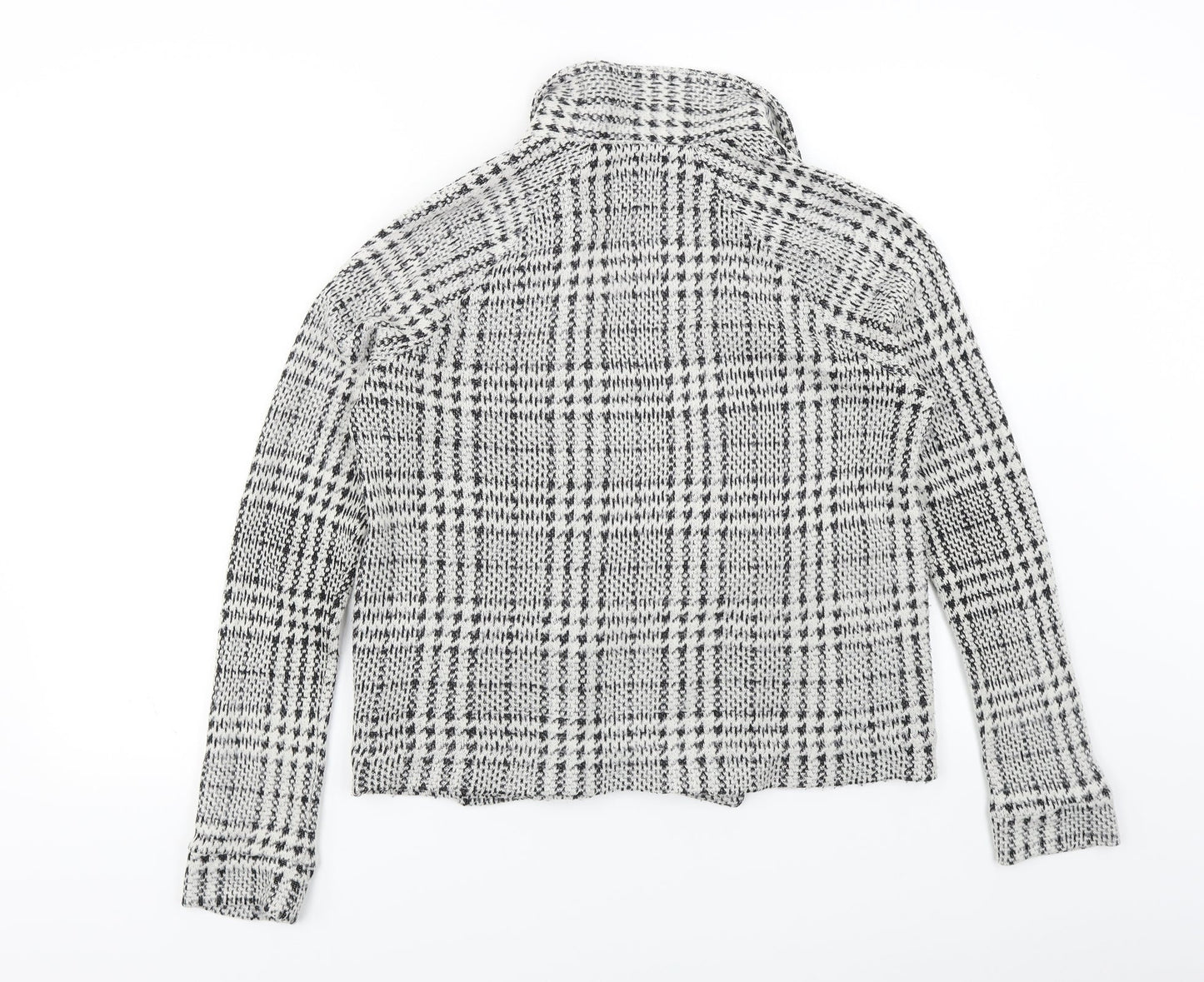 NEXT Womens Black Check  Jacket  Size 10