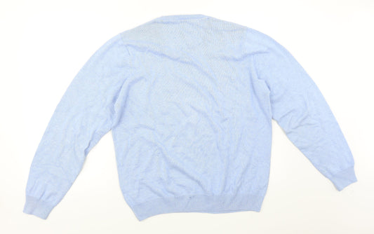 M&S Womens Blue   Pullover Jumper Size M