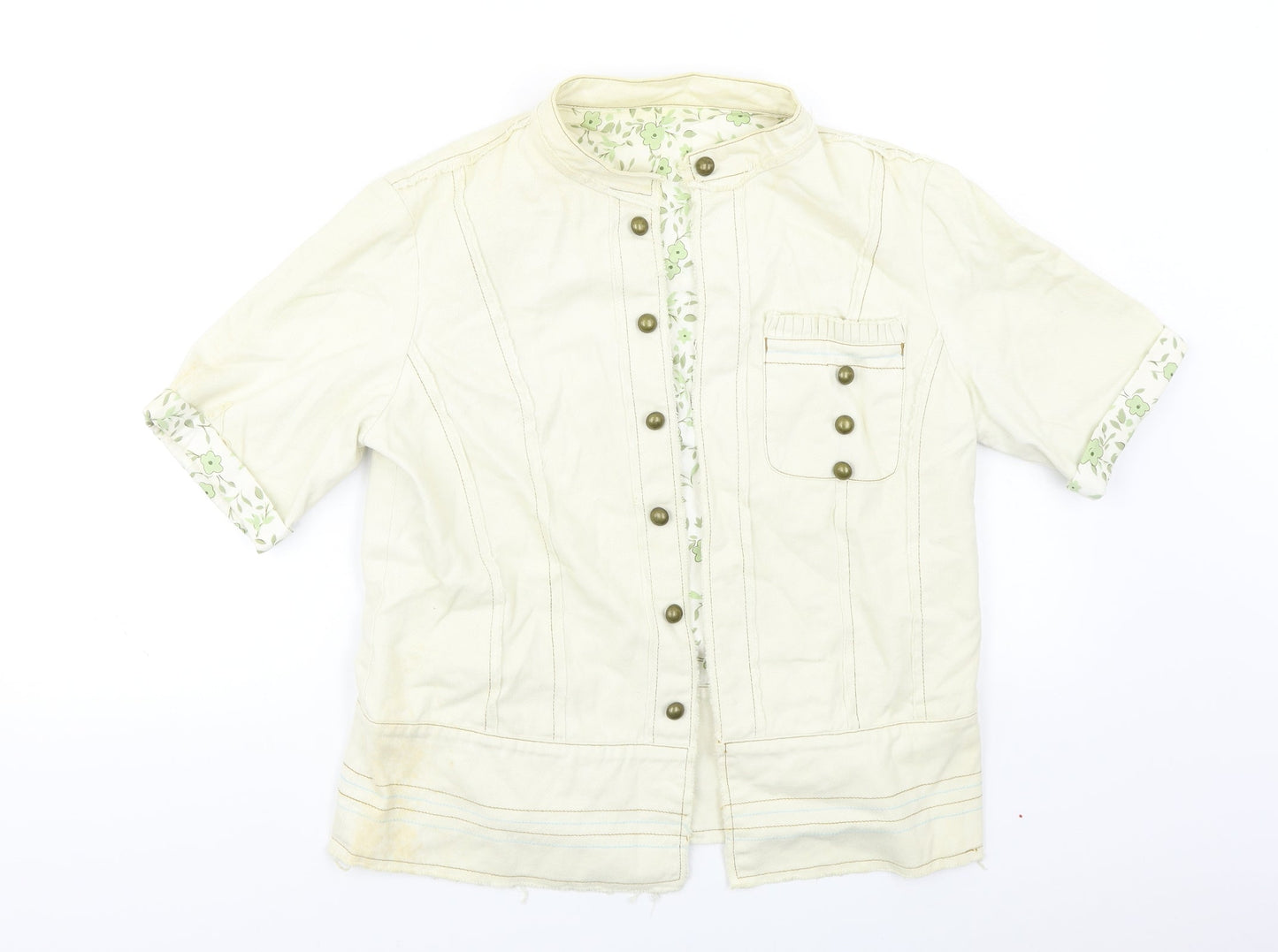 Preworn Womens White   Jacket  Size 14