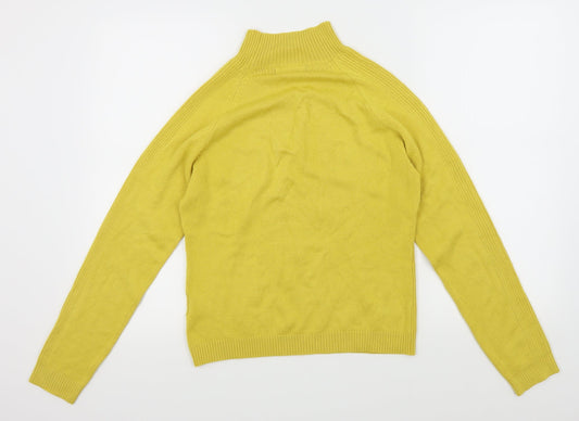 Alexara Womens Yellow  Knit Pullover Jumper Size L