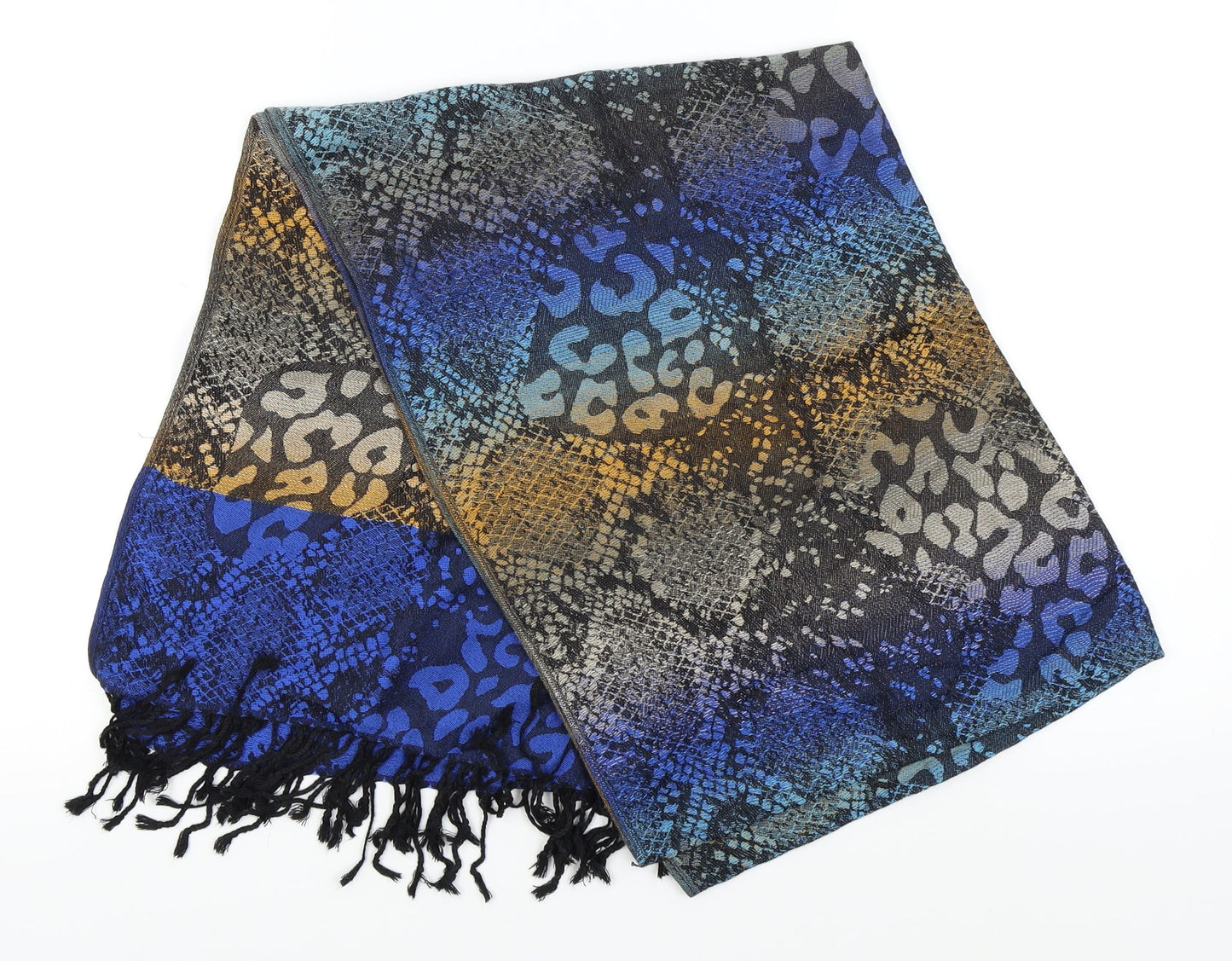 Preworn Womens Blue    Scarf