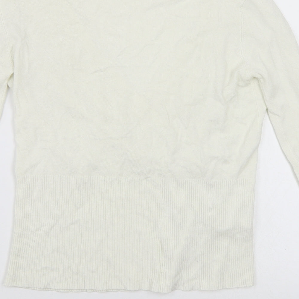 Select Womens White   Pullover Jumper Size 16
