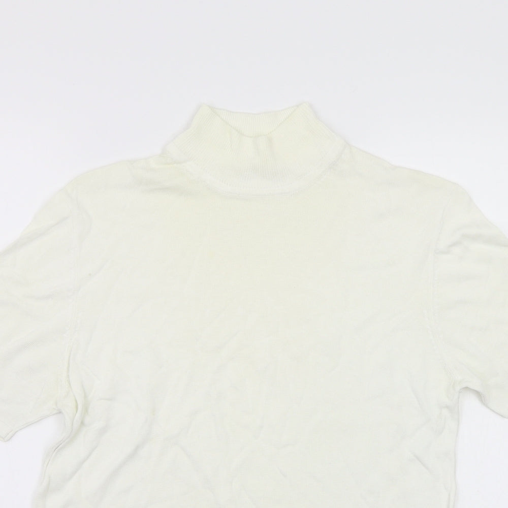 Micha Womens White   Pullover Jumper Size L
