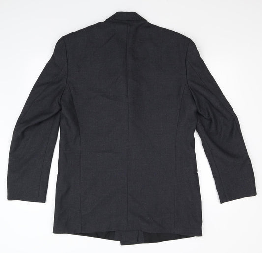 Preworn Mens Black   Jacket Suit Jacket Size 40