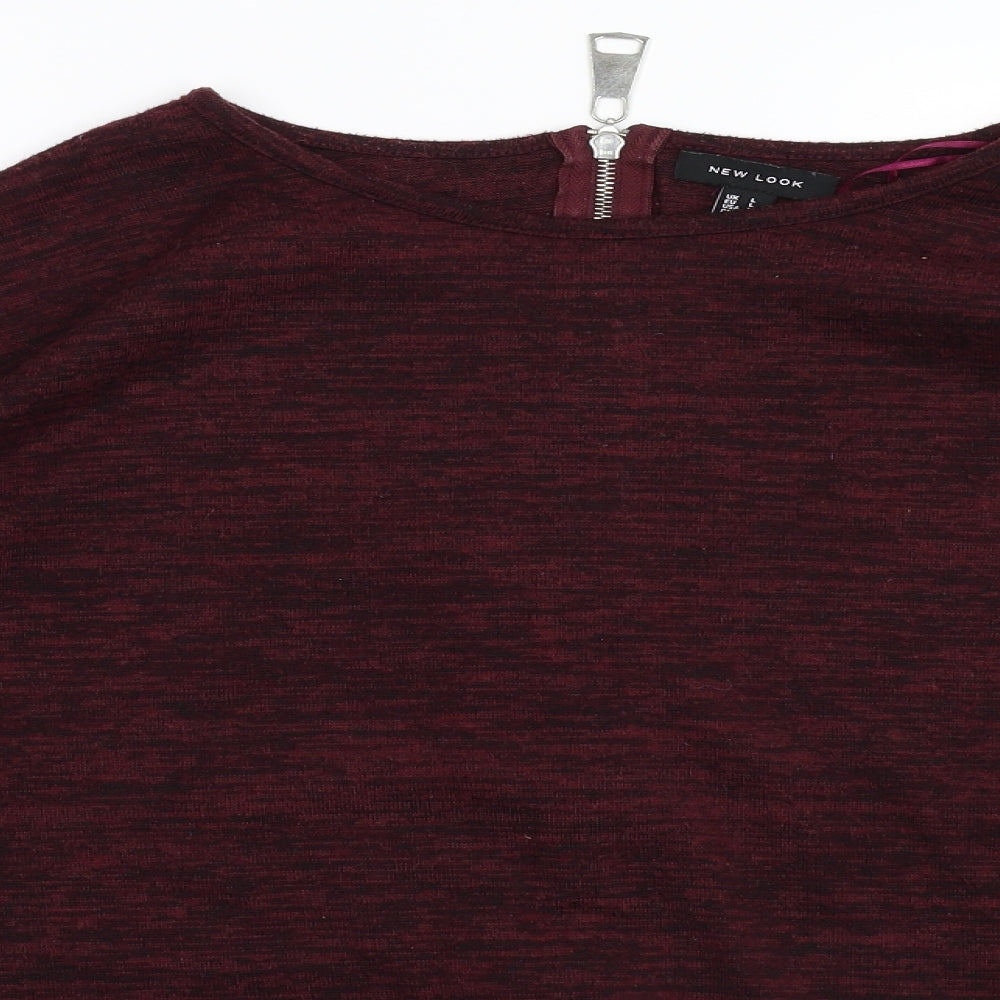 New Look Womens Red   Pullover Jumper Size L