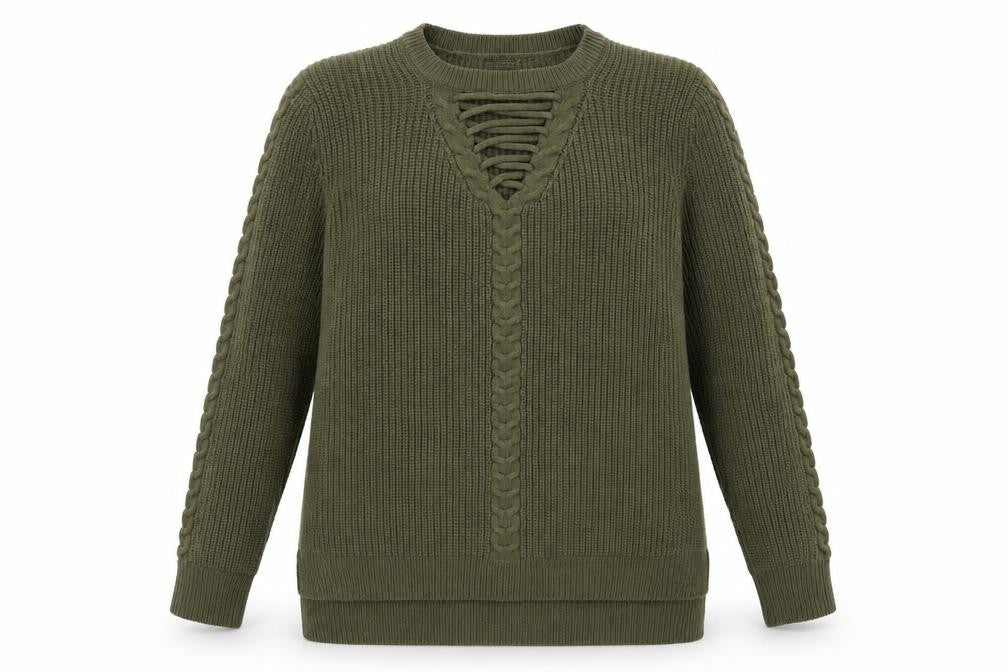 Peacocks Womens Green   Pullover Jumper Size L