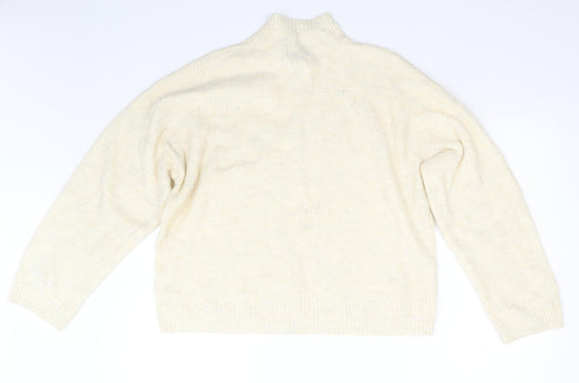 New Look Womens Ivory   Pullover Jumper Size L