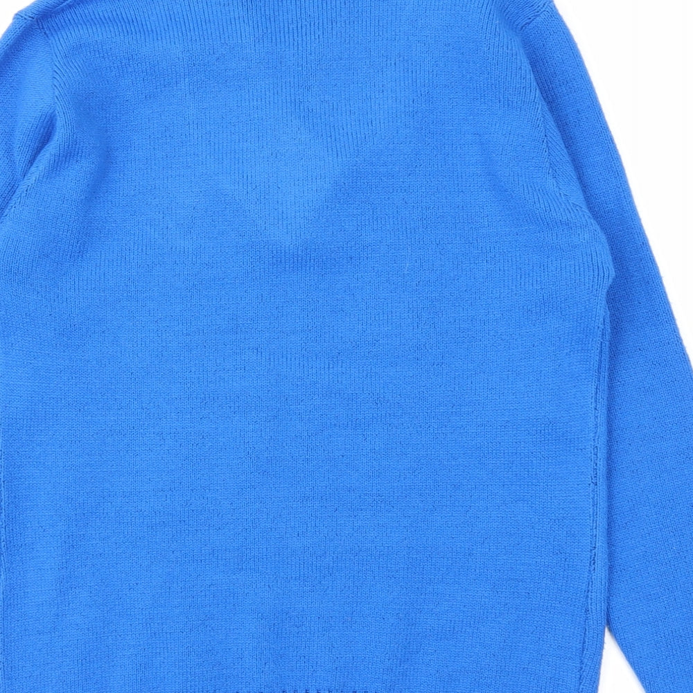 CHIC Womens Blue   Pullover Jumper Size S