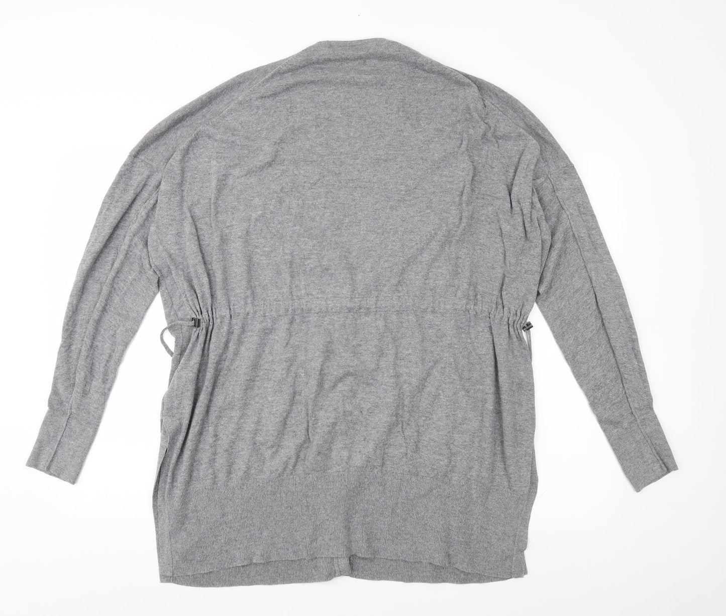 Warehouse Womens Grey  Knit Cardigan Jumper Size 16