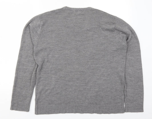 Cargo Mens Gold  Knit Pullover Jumper Size XL