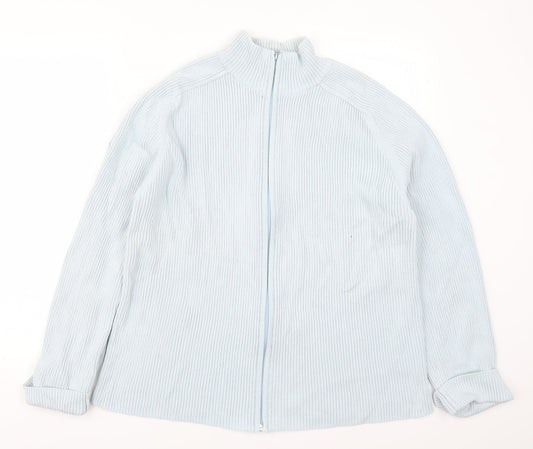 Logg Womens Blue   Full Zip Jumper Size XL