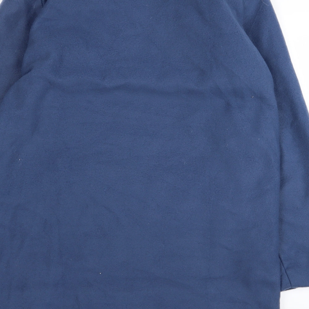 Gabrielle Vicenza Womens Blue   Overcoat Coat Size 10