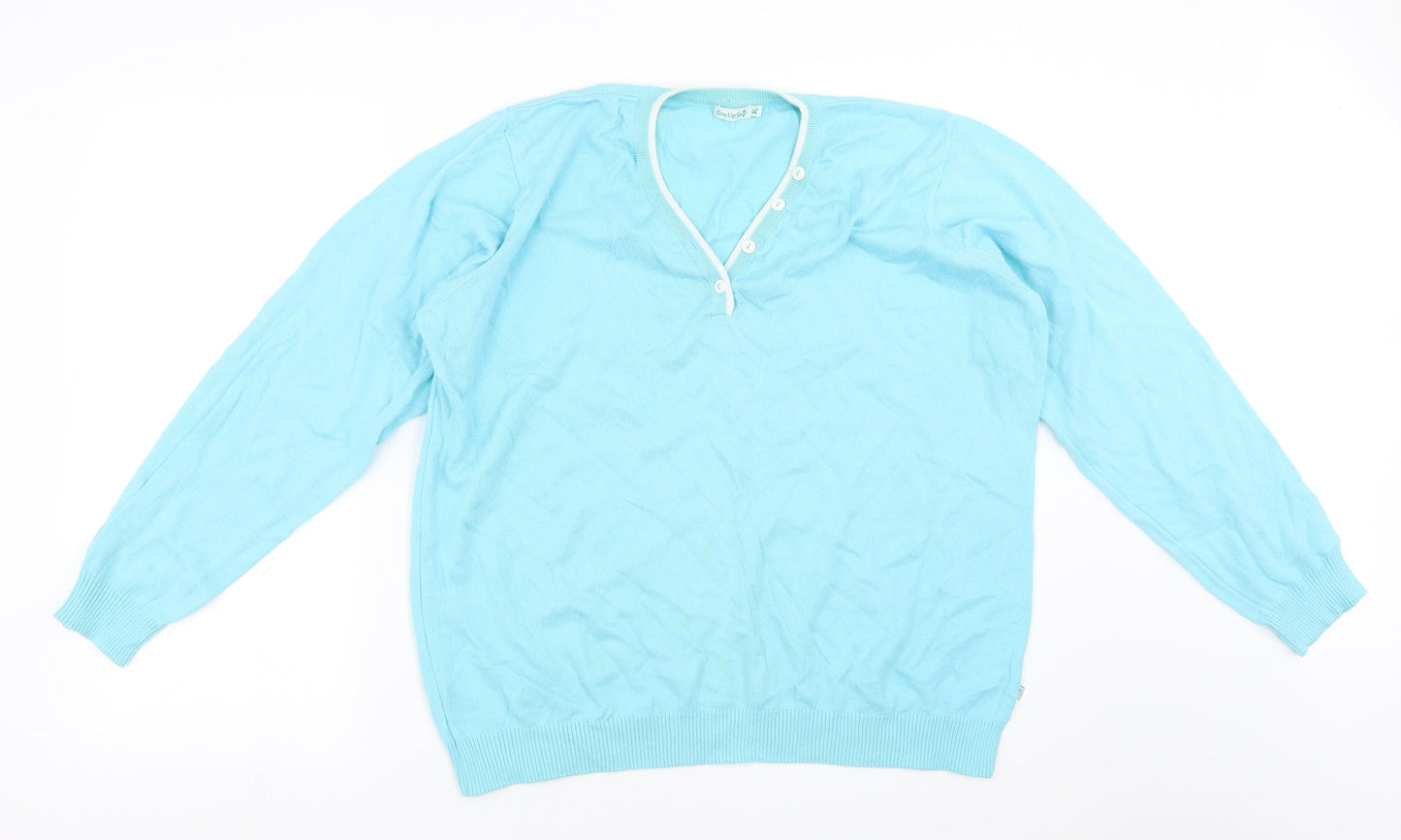 One Up Golf Womens Blue   Pullover Jumper Size XL