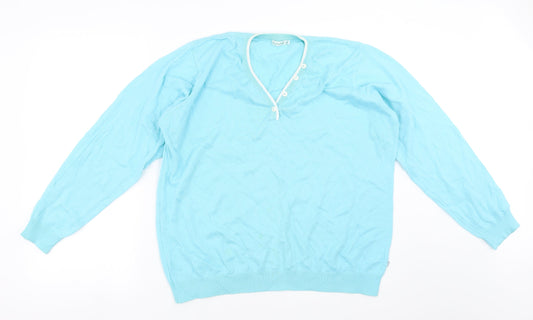 One Up Golf Womens Blue   Pullover Jumper Size XL