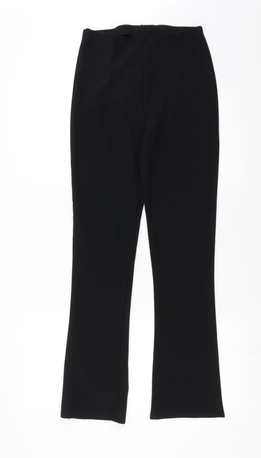 Preworn Womens Black   Trousers  Size 8 L30 in