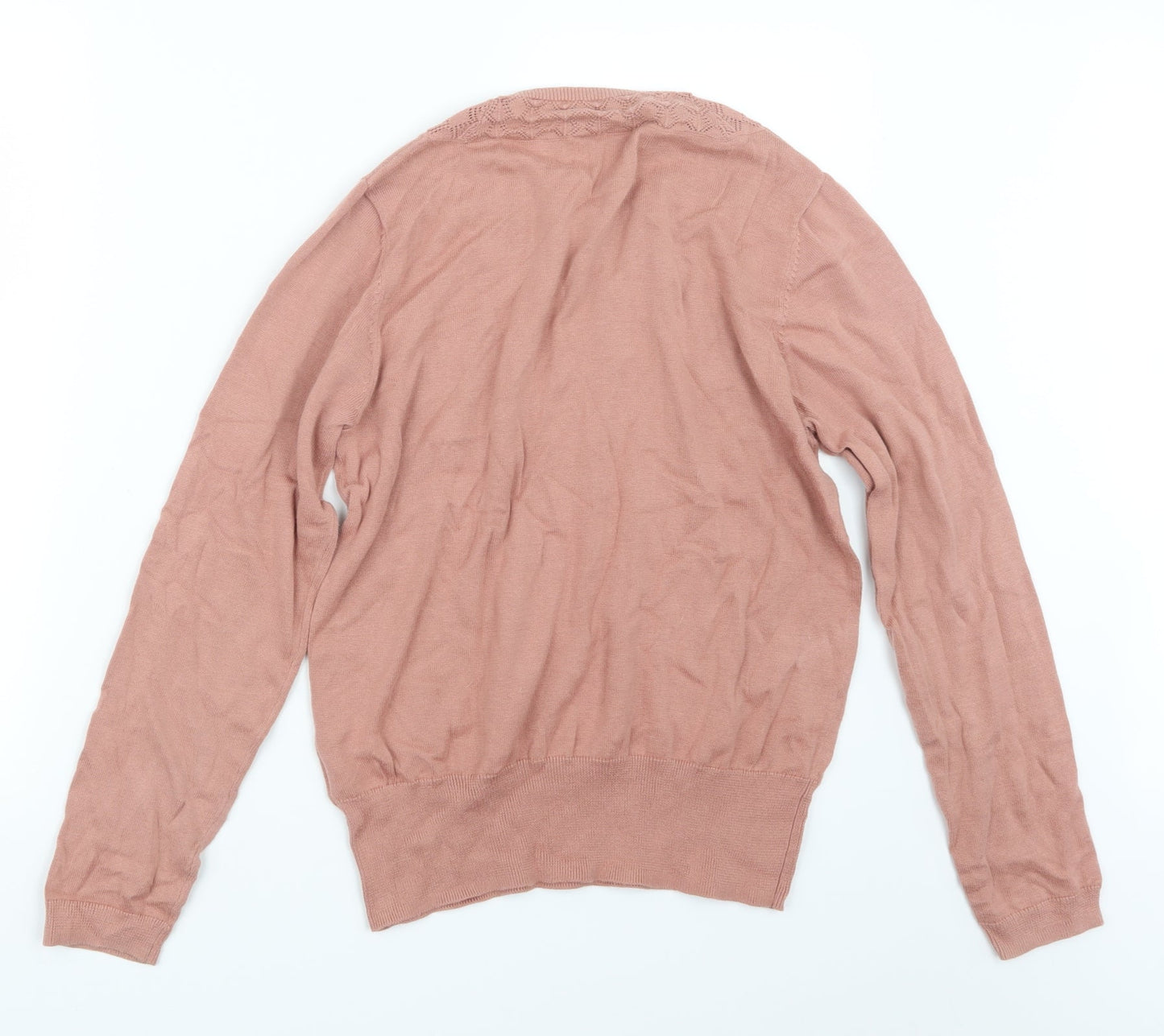 COSTWOLD COLLECTIONS Womens Pink  Knit Pullover Jumper Size M