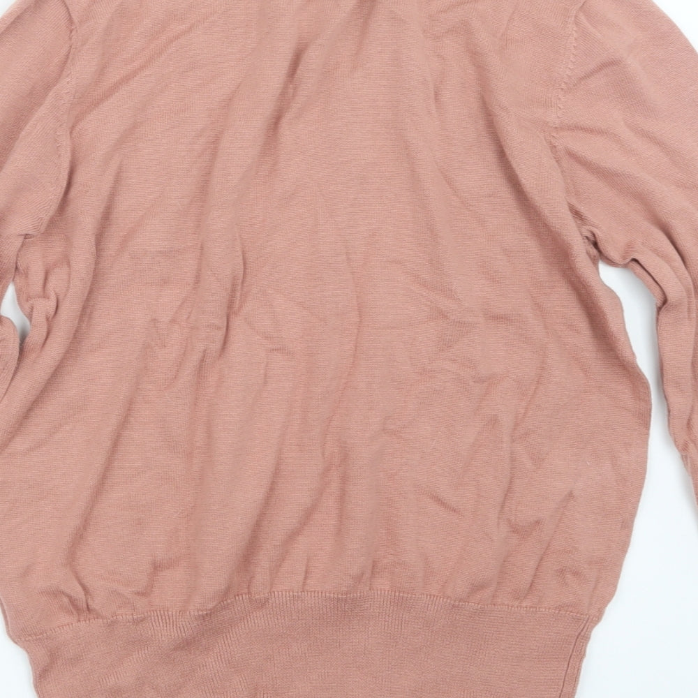 COSTWOLD COLLECTIONS Womens Pink  Knit Pullover Jumper Size M