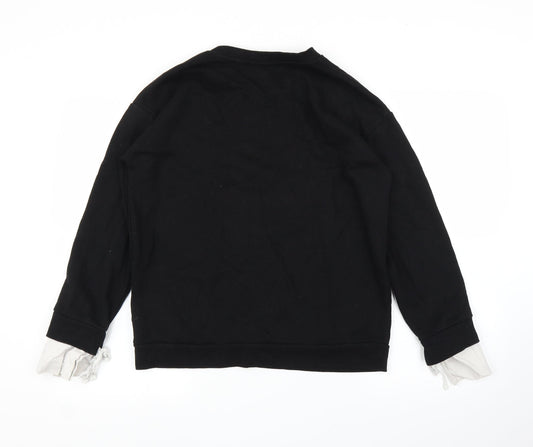 FOREVER 21 Womens Black   Pullover Jumper Size S