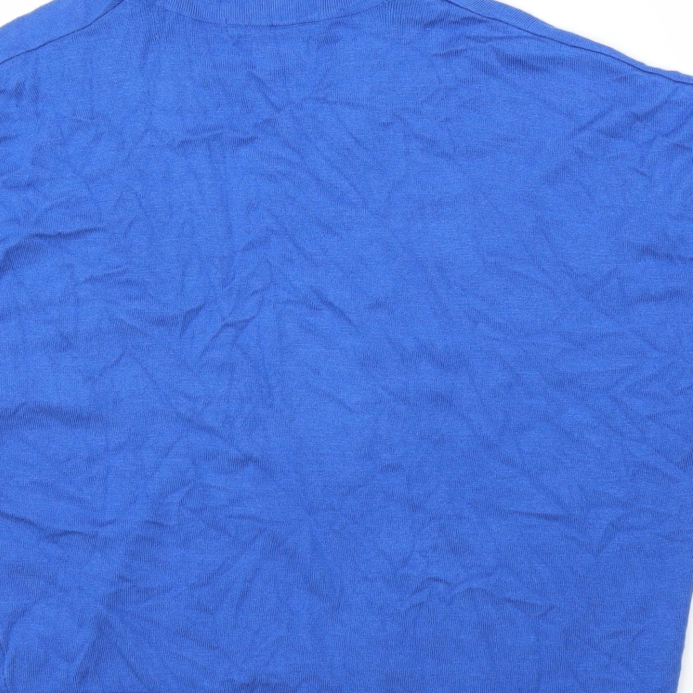 M&S Womens Blue   Cardigan Jumper Size M