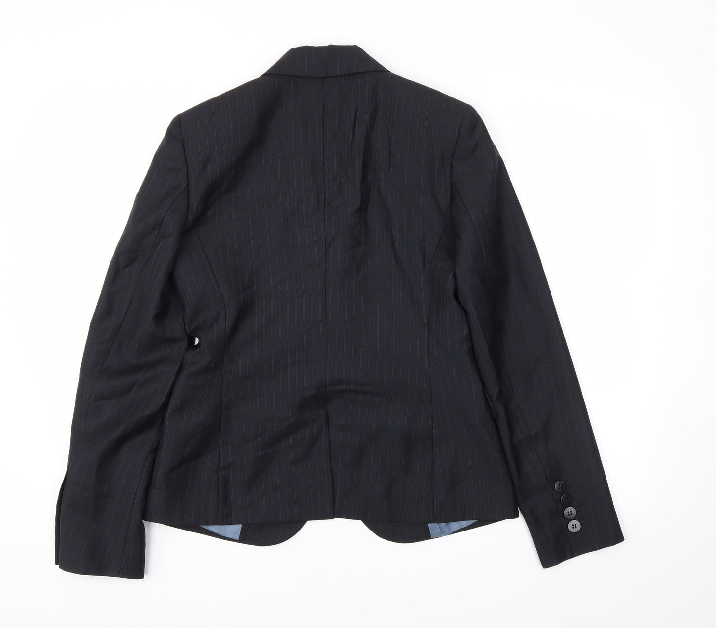 BESSINI Womens Black   Jacket Blazer Size 10