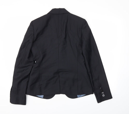 BESSINI Womens Black   Jacket Blazer Size 10