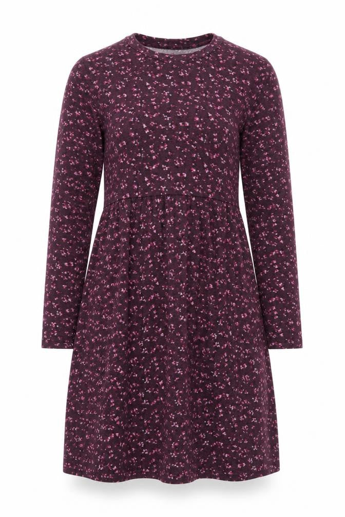 STUDIO  Womens Purple Floral  Fit & Flare  Size 12