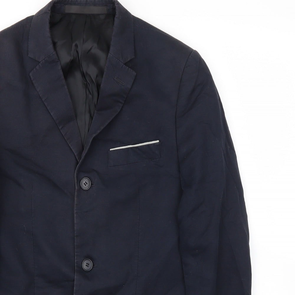 Topman Mens Blue   Jacket Blazer Size 36