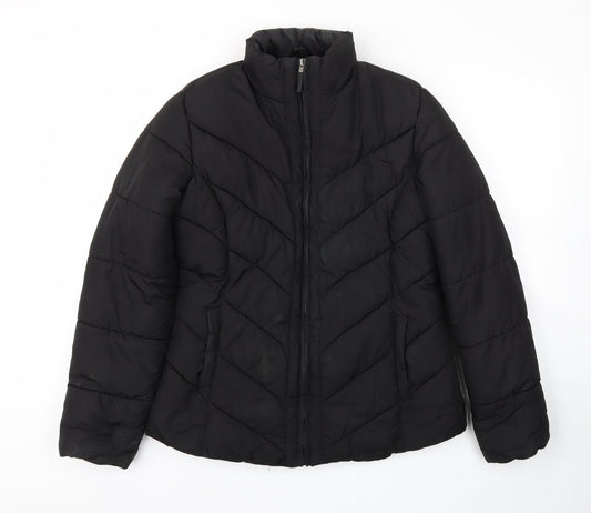 George Womens Black   Jacket Coat Size 12