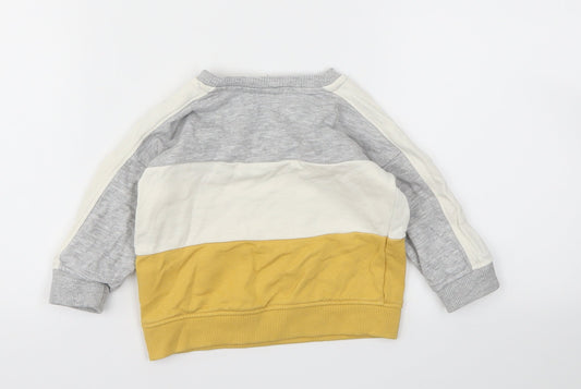 H&M  Grey   Pullover Jumper Size 6-9 Months