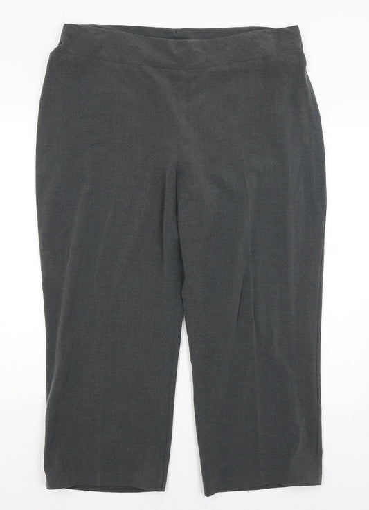 Simply Stockshop Womens Grey   Trousers  Size 20 L24 in