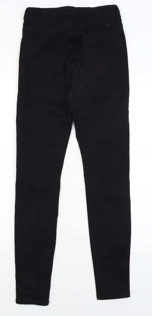 Denim Co Womens Black   Skinny Jeans Size 8 L29 in