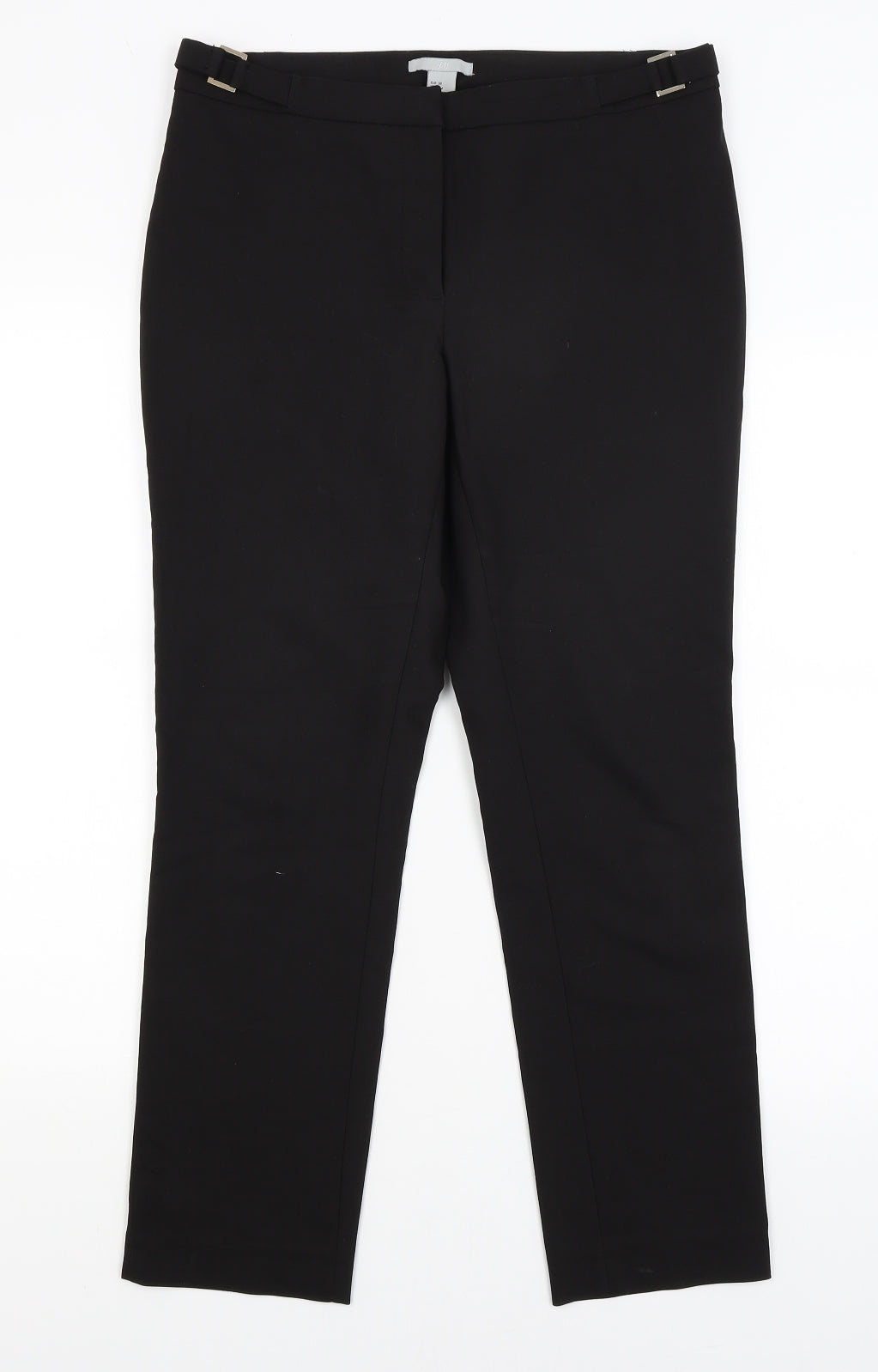 H&M Womens Black   Dress Pants Trousers Size 12 L27 in