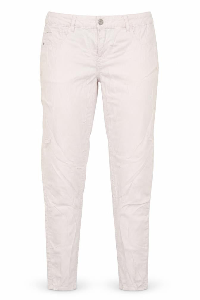 Papaya Womens Ivory   Skinny Jeans Size 10 L26 in