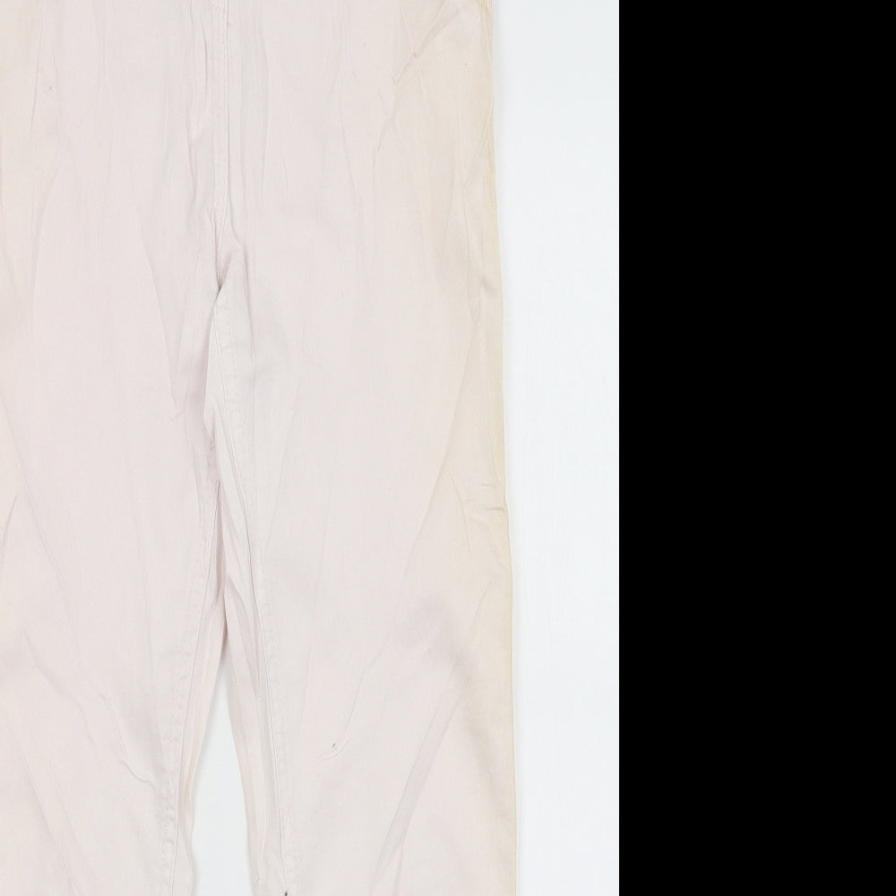 Papaya Womens Ivory   Skinny Jeans Size 10 L26 in