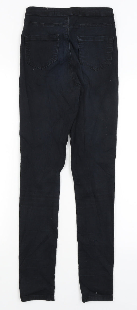 Denim Co Womens Black   Skinny Jeans Size 8 L28 in
