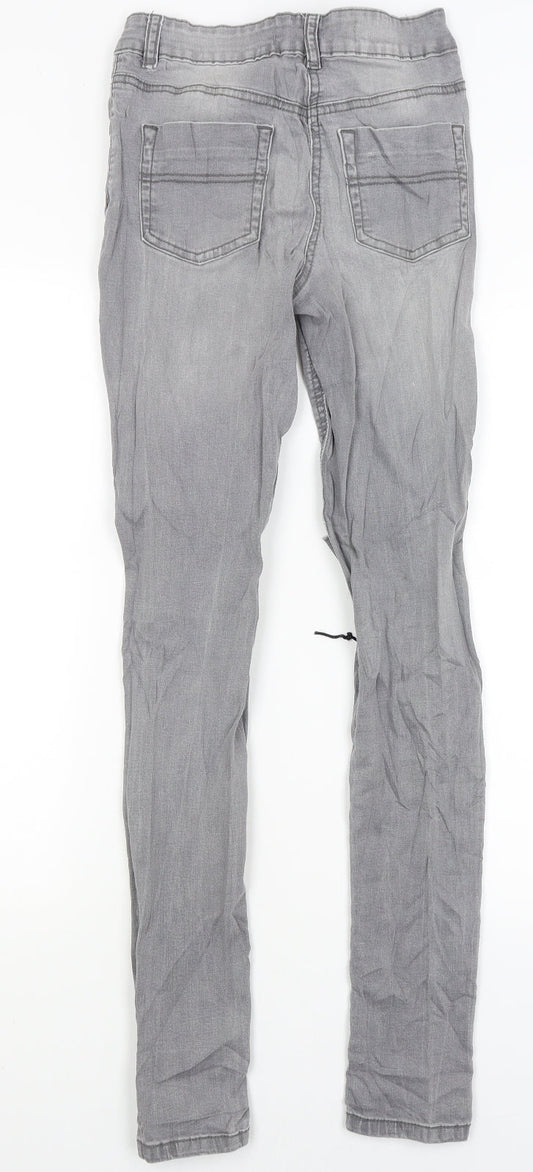 TU Womens Grey   Skinny Jeans Size 8 L30.5 in