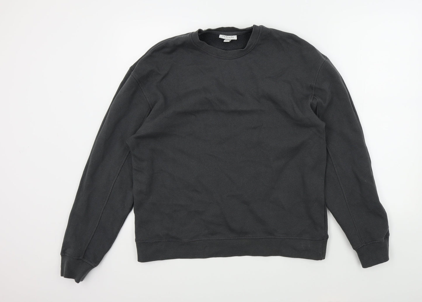 Topshop Mens Grey   Pullover Jumper Size M