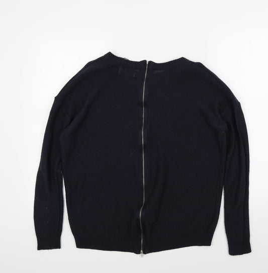 Papaya Womens Blue   Pullover Jumper Size M