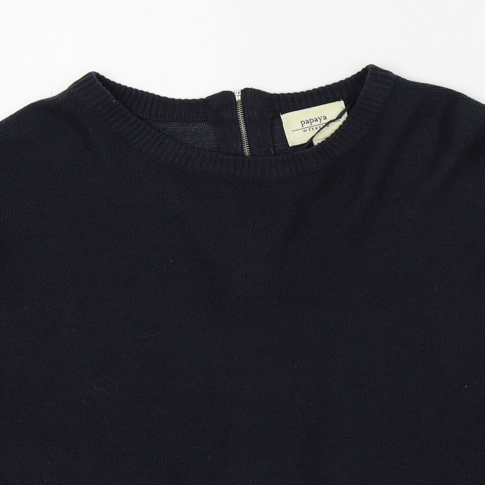 Papaya Womens Blue   Pullover Jumper Size M