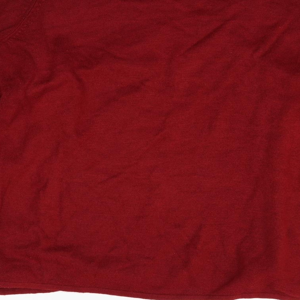 BM Womens Red   Pullover Jumper Size L