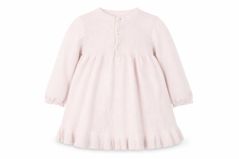 Front view of Zip Zap girls’ pink fit & flare, size 18, months