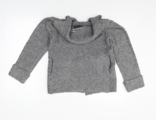 Marks and Spencer Womens Grey   Cardigan Jumper Size S
